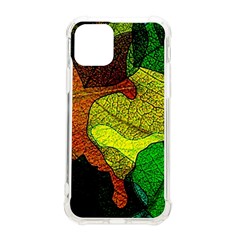 Colorful Autumn Leaves Texture Abstract Pattern Iphone 11 Pro 5 8 Inch Tpu Uv Print Case by Grandong