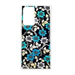 Blue Flower Pattern Floral Pattern Samsung Galaxy Note 20 Ultra TPU UV Case Front