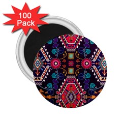 Pattern Ornament Motif Colorful Texture 2 25  Magnets (100 Pack)  by Grandong