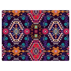 Pattern Ornament Motif Colorful Texture Premium Plush Fleece Blanket (extra Small) by Grandong