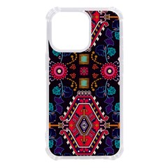 Pattern Ornament Motif Colorful Texture Iphone 13 Pro Tpu Uv Print Case by Grandong