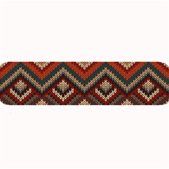 Pattern Knitting Texture Large Bar Mat by Grandong