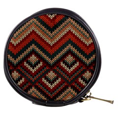 Pattern Knitting Texture Mini Makeup Bag by Grandong