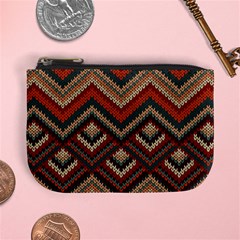 Pattern Knitting Texture Mini Coin Purse by Grandong