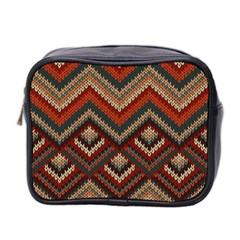 Pattern Knitting Texture Mini Toiletries Bag (two Sides) by Grandong