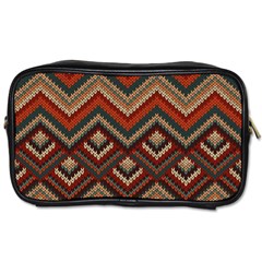 Pattern Knitting Texture Toiletries Bag (one Side) by Grandong