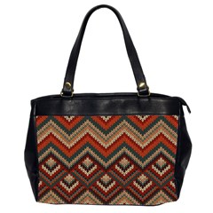 Pattern Knitting Texture Oversize Office Handbag (2 Sides) by Grandong