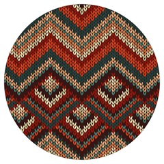 Pattern Knitting Texture Round Trivet