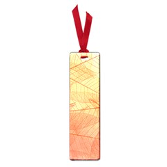 Abstract Texture Of Colorful Bright Pattern Transparent Leaves Orange And Yellow Color Small Book Marks