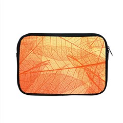 Abstract Texture Of Colorful Bright Pattern Transparent Leaves Orange And Yellow Color Apple Macbook Pro 15  Zipper Case by Grandong