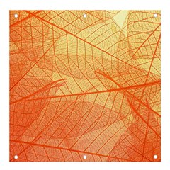 Abstract Texture Of Colorful Bright Pattern Transparent Leaves Orange And Yellow Color Banner And Sign 4  X 4  by Grandong