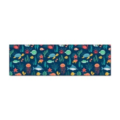 Fish Sea Animals Pattern Sticker (bumper) by Ndabl3x