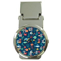 Fish Sea Animals Pattern Money Clip Watches by Ndabl3x