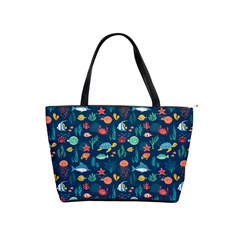 Fish Sea Animals Pattern Classic Shoulder Handbag by Ndabl3x