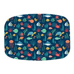 Fish Sea Animals Pattern Mini Square Pill Box by Ndabl3x