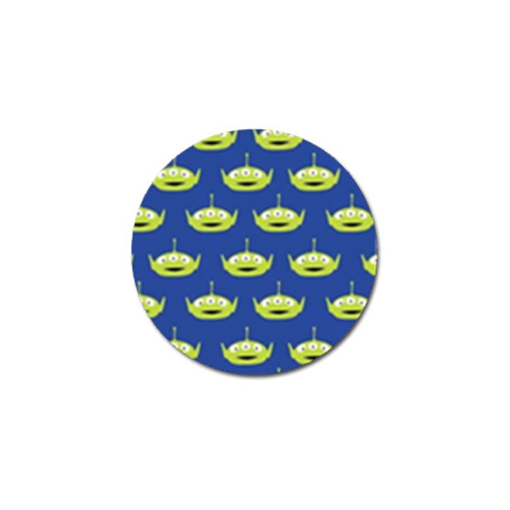 Alien Pattern Golf Ball Marker