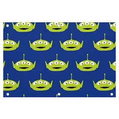 Alien Pattern Banner And Sign 6  X 4  by Ndabl3x