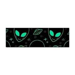 Alien Green Black Pattern Sticker (bumper)