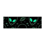 Alien Green Black Pattern Sticker (Bumper) Front