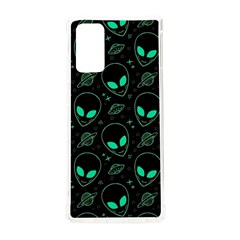 Alien Green Black Pattern Samsung Galaxy Note 20 Tpu Uv Case by Ndabl3x