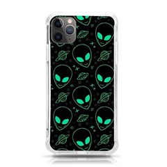 Alien Green Black Pattern Iphone 11 Pro Max 6 5 Inch Tpu Uv Print Case by Ndabl3x