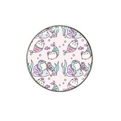 Cartoon Cat Cute Animal Kawaii Pastel Pattern Hat Clip Ball Marker by Ndabl3x