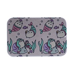 Cartoon Cat Cute Animal Kawaii Pastel Pattern Open Lid Metal Box (silver)   by Ndabl3x