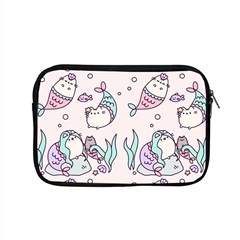 Cartoon Cat Cute Animal Kawaii Pastel Pattern Apple Macbook Pro 15  Zipper Case by Ndabl3x