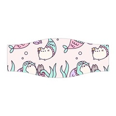 Cartoon Cat Cute Animal Kawaii Pastel Pattern Stretchable Headband by Ndabl3x