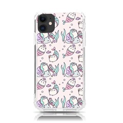 Cartoon Cat Cute Animal Kawaii Pastel Pattern Iphone 11 Tpu Uv Print Case by Ndabl3x