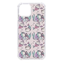 Cartoon Cat Cute Animal Kawaii Pastel Pattern Iphone 14 Tpu Uv Print Case by Ndabl3x