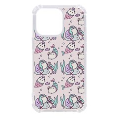 Cartoon Cat Cute Animal Kawaii Pastel Pattern Iphone 13 Pro Tpu Uv Print Case by Ndabl3x