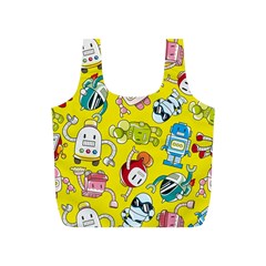 Robot Pattern Full Print Recycle Bag (s) by Ndabl3x