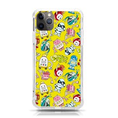 Robot Pattern Iphone 11 Pro Max 6 5 Inch Tpu Uv Print Case by Ndabl3x