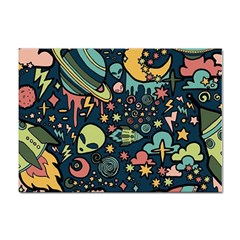 Alien Rocket Space Aesthetic Sticker A4 (10 Pack) by Ndabl3x