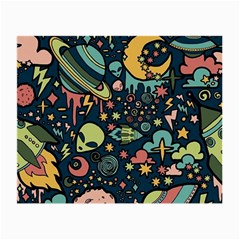 Alien Rocket Space Aesthetic Small Glasses Cloth by Ndabl3x