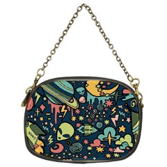 Alien Rocket Space Aesthetic Chain Purse (two Sides) by Ndabl3x