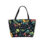 Alien Rocket Space Aesthetic Classic Shoulder Handbag Back