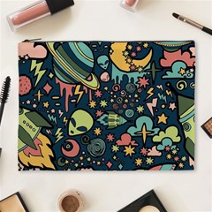 Alien Rocket Space Aesthetic Cosmetic Bag (xl) by Ndabl3x