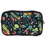 Alien Rocket Space Aesthetic Toiletries Bag (Two Sides) Front