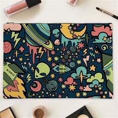 Alien Rocket Space Aesthetic Cosmetic Bag (xxl) by Ndabl3x