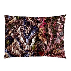 Melting Stitches Pillow Case by kaleidomarblingart