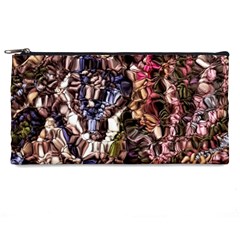 Melting Stitches Pencil Case by kaleidomarblingart