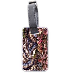 Melting Stitches Luggage Tag (two Sides) by kaleidomarblingart