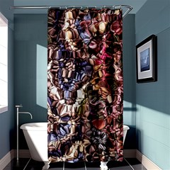 Melting Stitches Shower Curtain 36  X 72  (stall)  by kaleidomarblingart