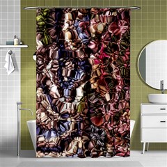 Melting Stitches Shower Curtain 48  X 72  (small)  by kaleidomarblingart