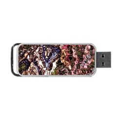 Melting Stitches Portable Usb Flash (two Sides) by kaleidomarblingart