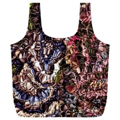 Melting Stitches Full Print Recycle Bag (xl) by kaleidomarblingart