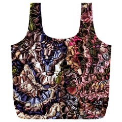 Melting Stitches Full Print Recycle Bag (xxl) by kaleidomarblingart