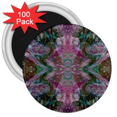 October Pour Blend  3  Magnets (100 Pack) by kaleidomarblingart